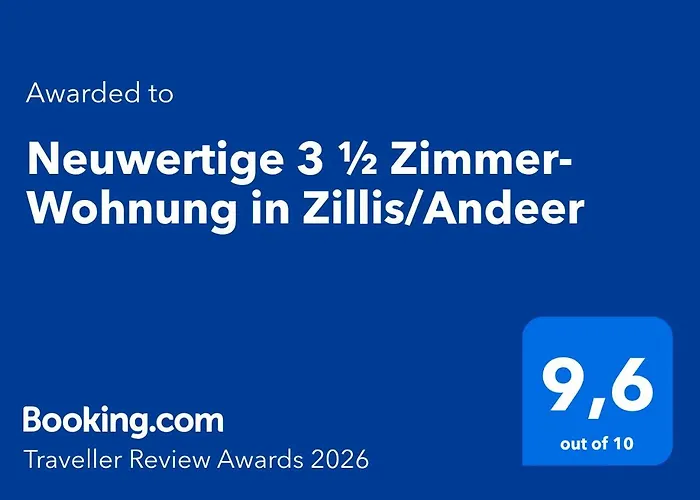 Neuwertige 3 ½ Zimmer-wohnung In Zillis/andeer Apartamento *
